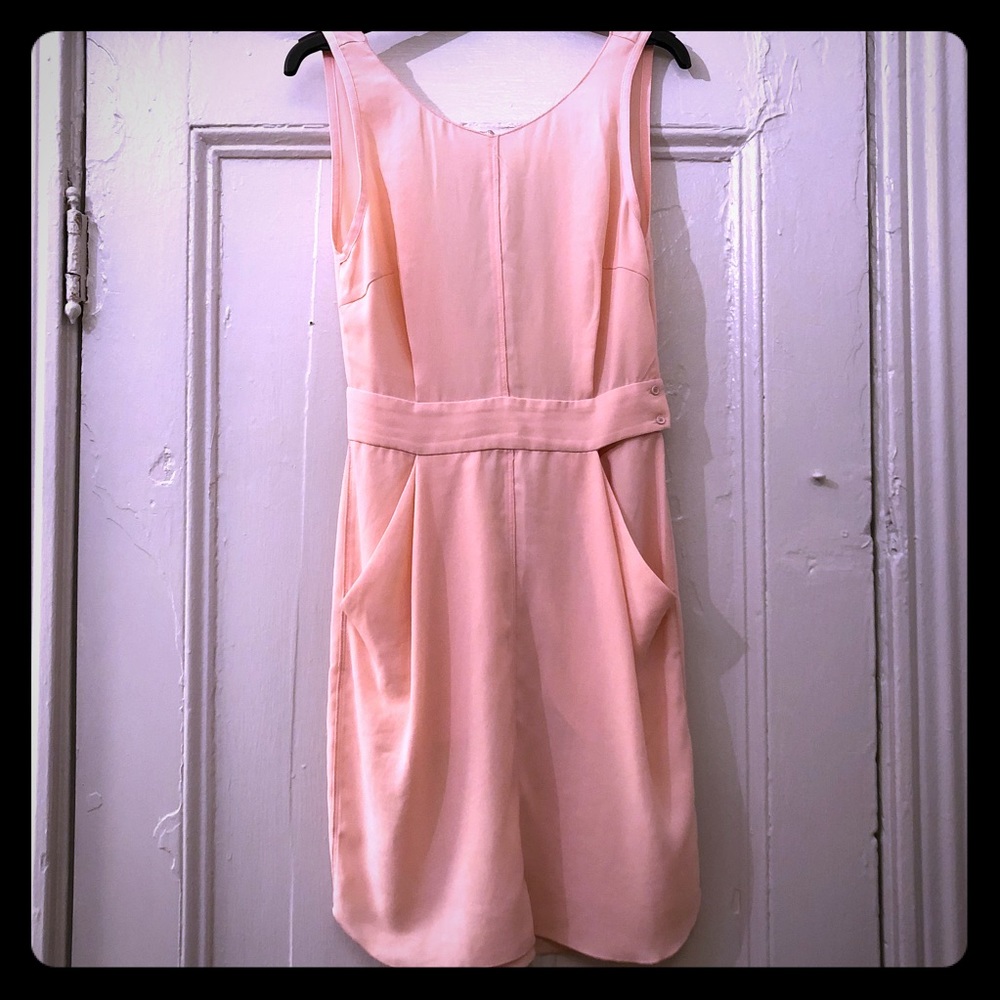 Aritizia Blush Crepe Sheath Dress